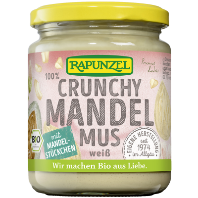 Crunchy Mandelmus weiß (250gr)